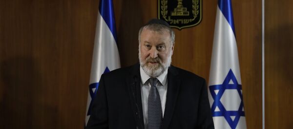 Avichai Mandelblit, abogado del estado de Israel Avichai Mandelblit, abogado del estado de Israel - Sputnik Mundo