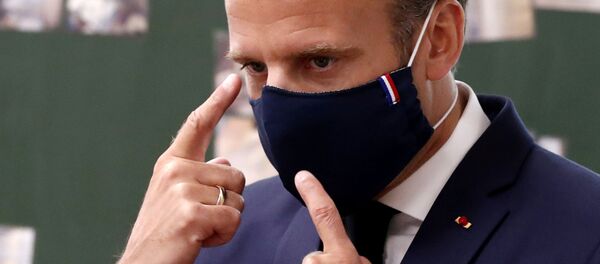 Emmanuel Macron, presidente de Francia - Sputnik Mundo