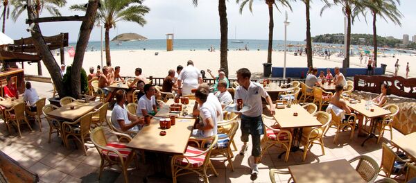 Una playa de Mallorca, España (archivo) - Sputnik Mundo