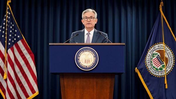 Jerome Powell, jefe de la Reserva Federal de EEUU - Sputnik Mundo