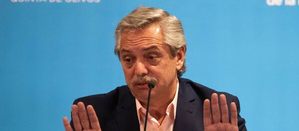Alberto Fernández, presidente de Argentina - Sputnik Mundo