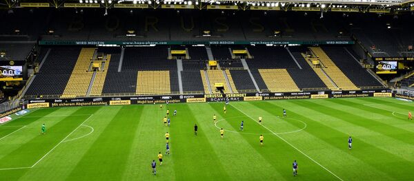 Partido entre Dortmund y Schalke de la Bundeliga, Alemania - Sputnik Mundo