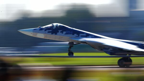 Caza ruso Su-57 - Sputnik Mundo