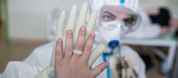 Centro de tratamiento pediátrico dedicado a los enfermos de COVID-19 en Moscú Centro de tratamiento pediátrico dedicado a los enfermos de COVID-19 en Moscú - Sputnik Mundo