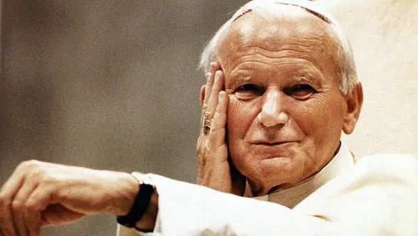 El papa Juan Pablo II en 1990