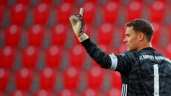 El portero de Bayern Munich, Manuel Neuer, durante el partido entre la Union Berlin y Bayern Munich - Sputnik Mundo