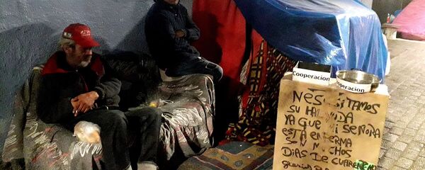 Personas en situación de calle en Chile - Sputnik Mundo