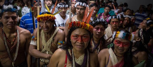 Indígenas Waorani de Ecuador Indígenas Waorani de Ecuador - Sputnik Mundo