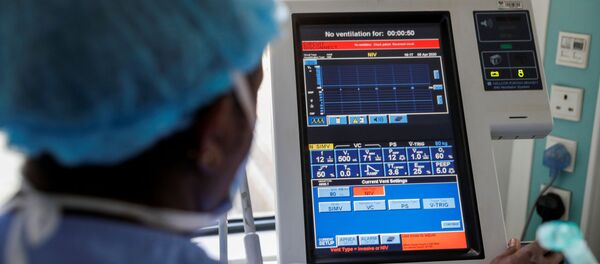 Un respirador artificial (imagen referencial) - Sputnik Mundo