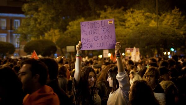 Huelga General en España (archivo) - Sputnik Mundo