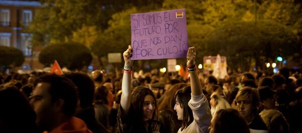 Huelga General en España (archivo) - Sputnik Mundo