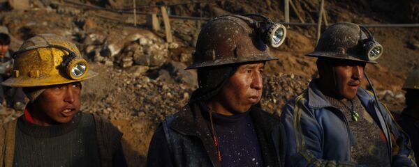 Mineros bolivianos - Sputnik Mundo