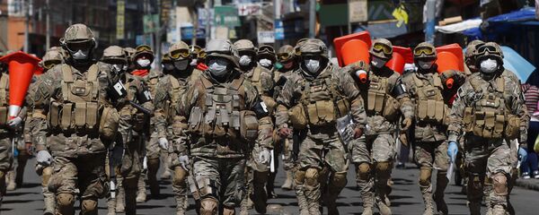 Soldados de las Fuerzas Armadas de Bolivia - Sputnik Mundo