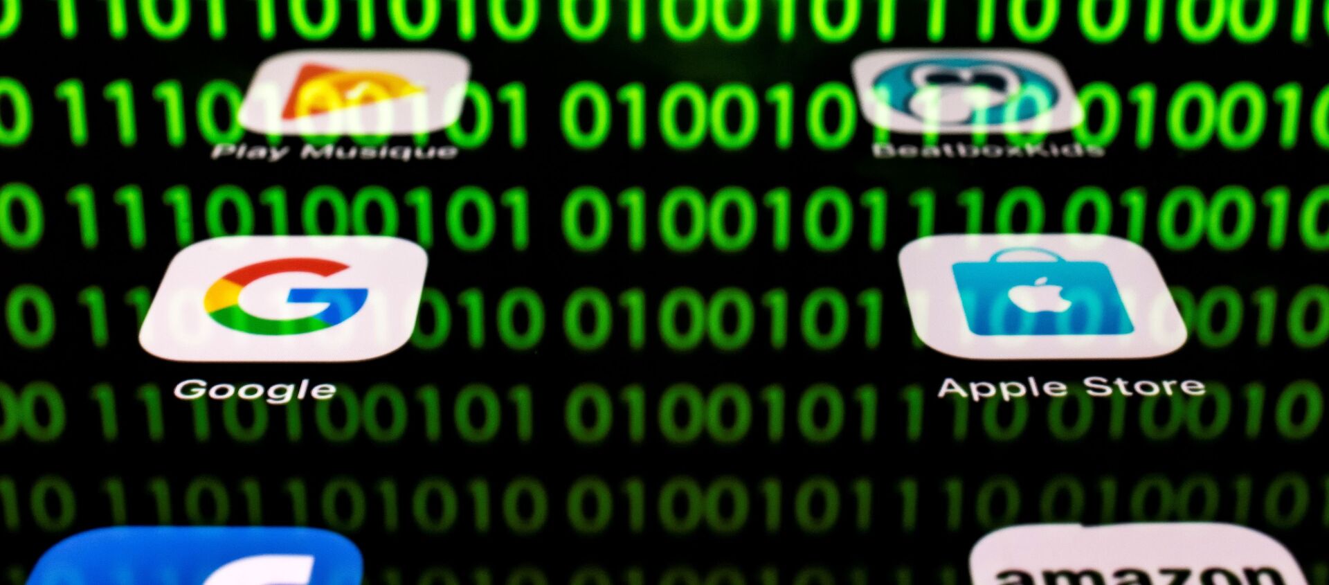 Aplicaciones móvil de Google y Apple (imagen referencial) - Sputnik Mundo, 1920, 02.06.2020