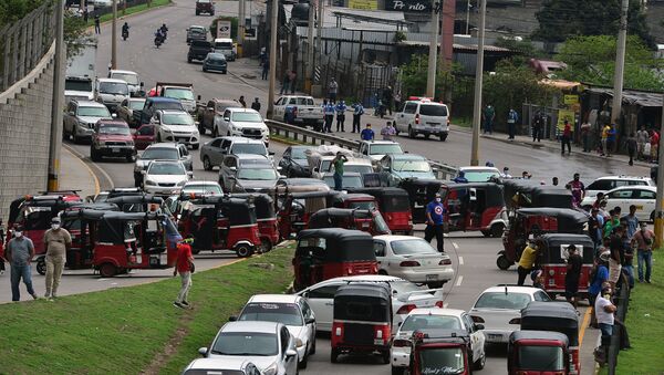 Protestas en Tegucigalpa, Honduras - Sputnik Mundo