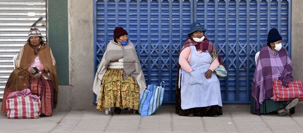 Mujeres indígenas en El Alto, Bolivia - Sputnik Mundo