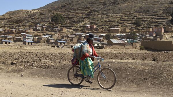 Una mujer boliviana Una mujer boliviana - Sputnik Mundo