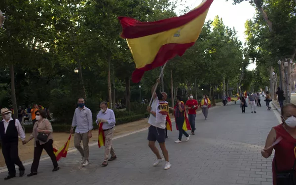 Cacerolada contra el Gobierno en Sevilla Cacerolada contra el Gobierno en Sevilla - Sputnik Mundo