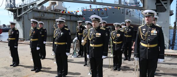 La botadura de la fragata Almirante Golovko La botadura de la fragata Almirante Golovko - Sputnik Mundo