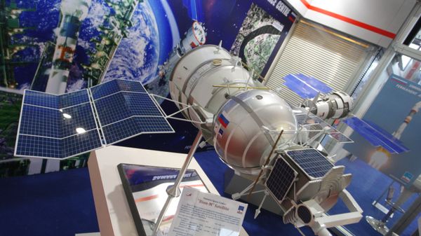 Un modelo del biosatélite ruso Bion-M - Sputnik Mundo