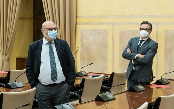 Alejandro Hernández y Manuel Gavira por el Grupo Vox en Andalucía - Sputnik Mundo