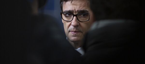 El ministro de Sanidad español, Salvador Illa - Sputnik Mundo