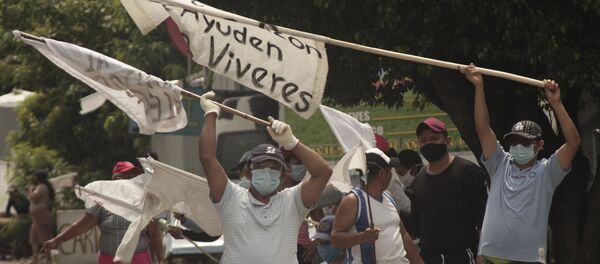 Protestas en El Salvador - Sputnik Mundo