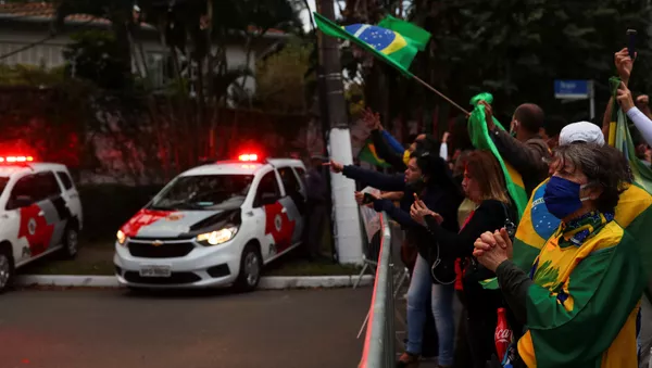 Protestas contra la cuarentena en el estado de Sao Paolo - Sputnik Mundo