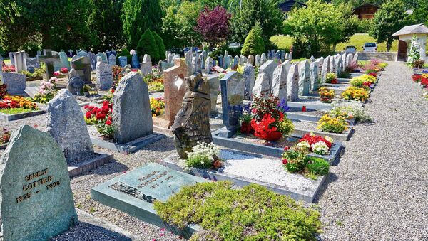 Flores en el cementerio - Sputnik Mundo