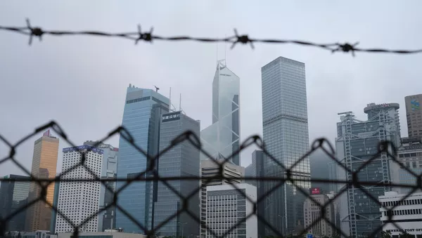 Rascacielos en Hong Kong