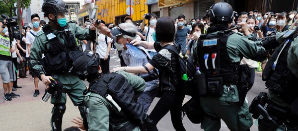 Protestas en Hong Kong - Sputnik Mundo
