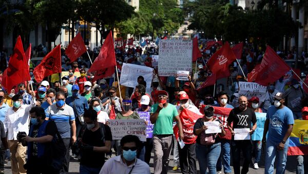 Protestas en Ecuador - Sputnik Mundo