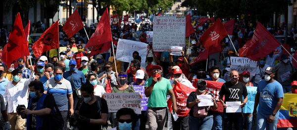 Protestas en Ecuador - Sputnik Mundo