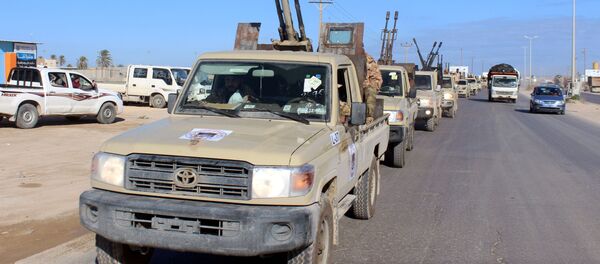 Vehículos militares en Libia Vehículos militares en Libia - Sputnik Mundo