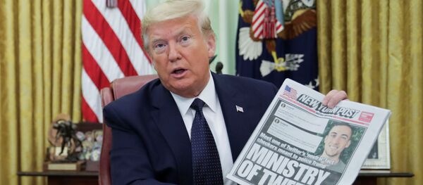 El presidente de EEUU, Donald Trump - Sputnik Mundo