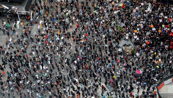 Protestas en Nueva York  - Sputnik Mundo