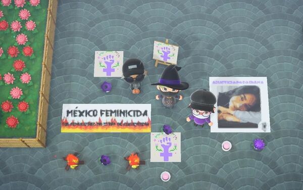 Protestas contra el femicidio de Diana Carolina Raygoza Montes - Sputnik Mundo