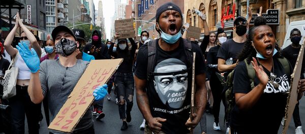 Protestas en EEUU - Sputnik Mundo