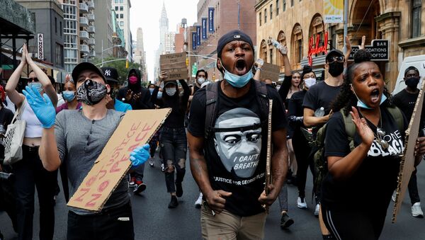 Protestas en EEUU - Sputnik Mundo