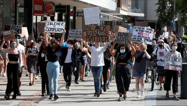 Protestas en EEUU Protestas en EEUU - Sputnik Mundo