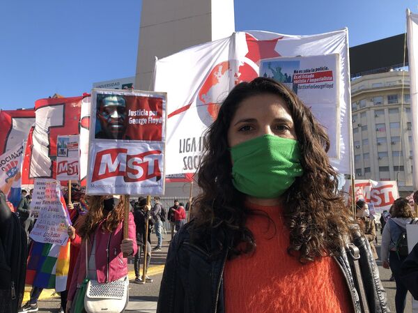 Argentina se suma a las protestas globales contra la represión en EEUU - Sputnik Mundo
