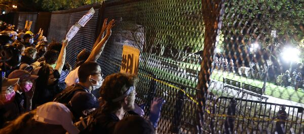 Protestas en Washington, EEUU - Sputnik Mundo