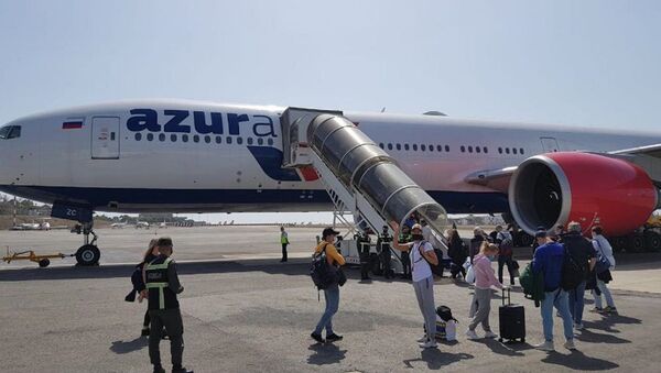 Avión de la aerolínea Azur Air Avión de la aerolínea Azur Air - Sputnik Mundo