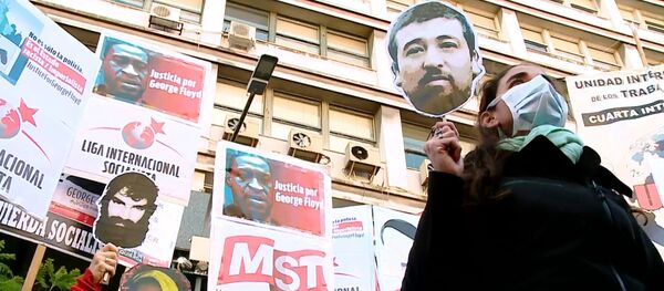 Las protestas de Argentina por la muerte de George Floyd - Sputnik Mundo