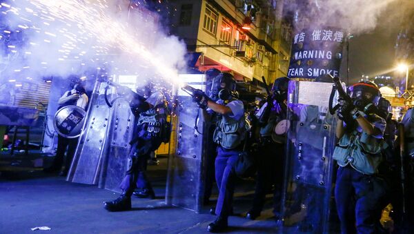 Protestas en Hong Kong (archivo) - Sputnik Mundo