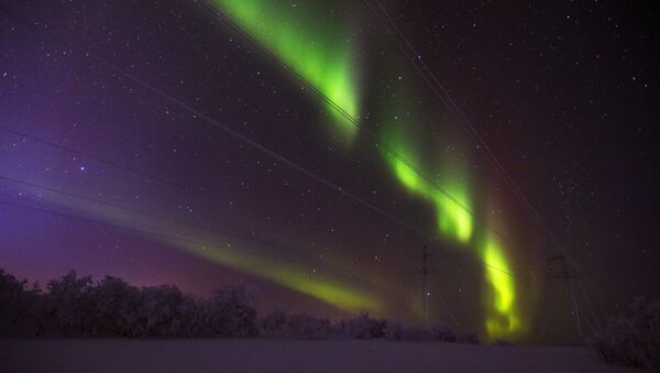 Aurora boreal en Rusia  - Sputnik Mundo