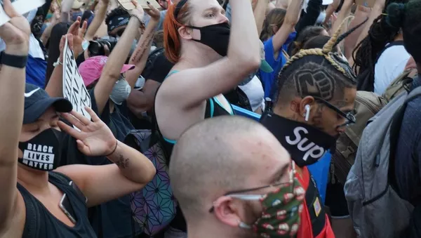 Protestas antirracistas en Washington, EEUU