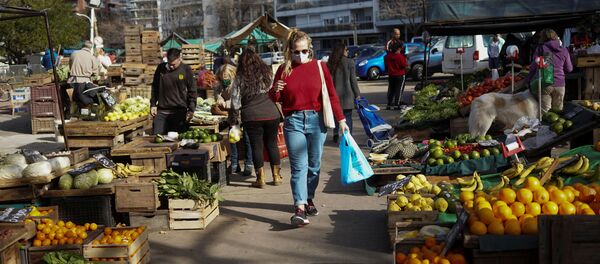 Un mercado en Montevideo, Uruguay - Sputnik Mundo