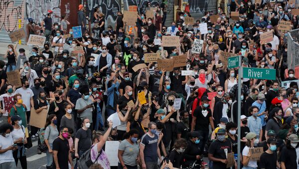 Protestas en Brooklyn, Nueva York - Sputnik Mundo