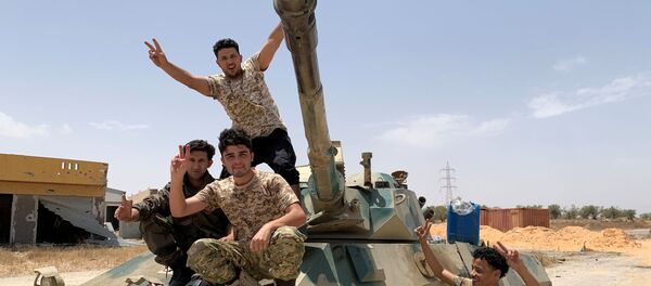 Militares de las fuerzas del Gobierno de Acuerdo Nacional (GAN) de Libia - Sputnik Mundo